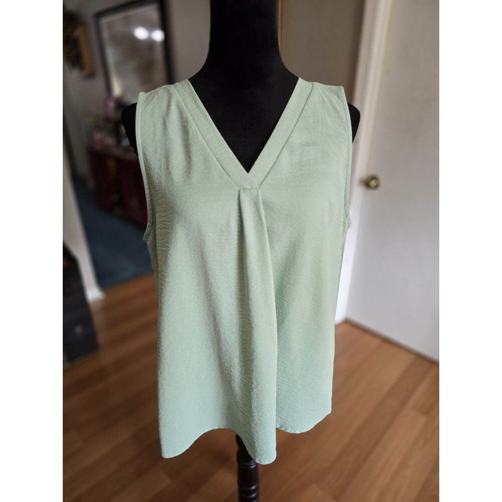 Andree By Unit Mint Green Sleeveless Blouse